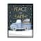 Stupell Industries Peace On Earth Snowy Truck Framed Giclee Art
